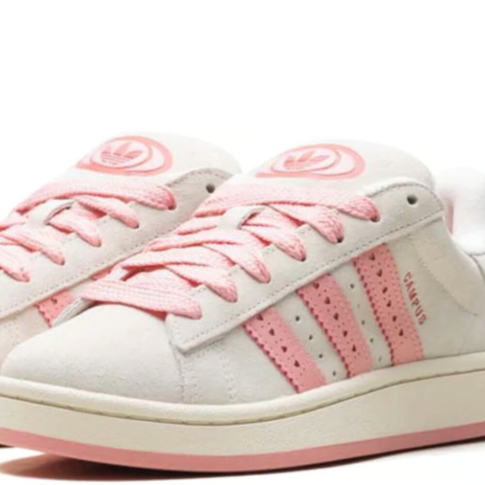 Adidas Campus 00 Pink White Hearts W 7.5 6 y